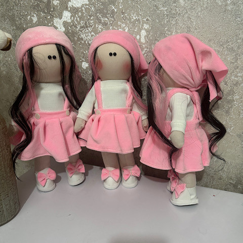 عروسک روشی مدل دامنی با روسری